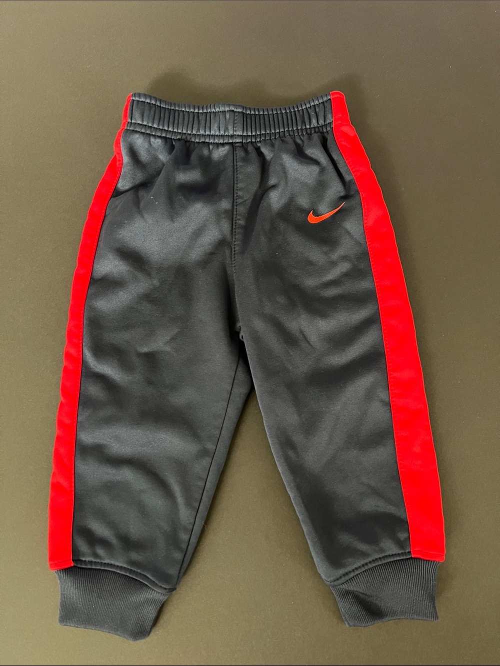Nike Navy Jogger Pants with Red Side Panels